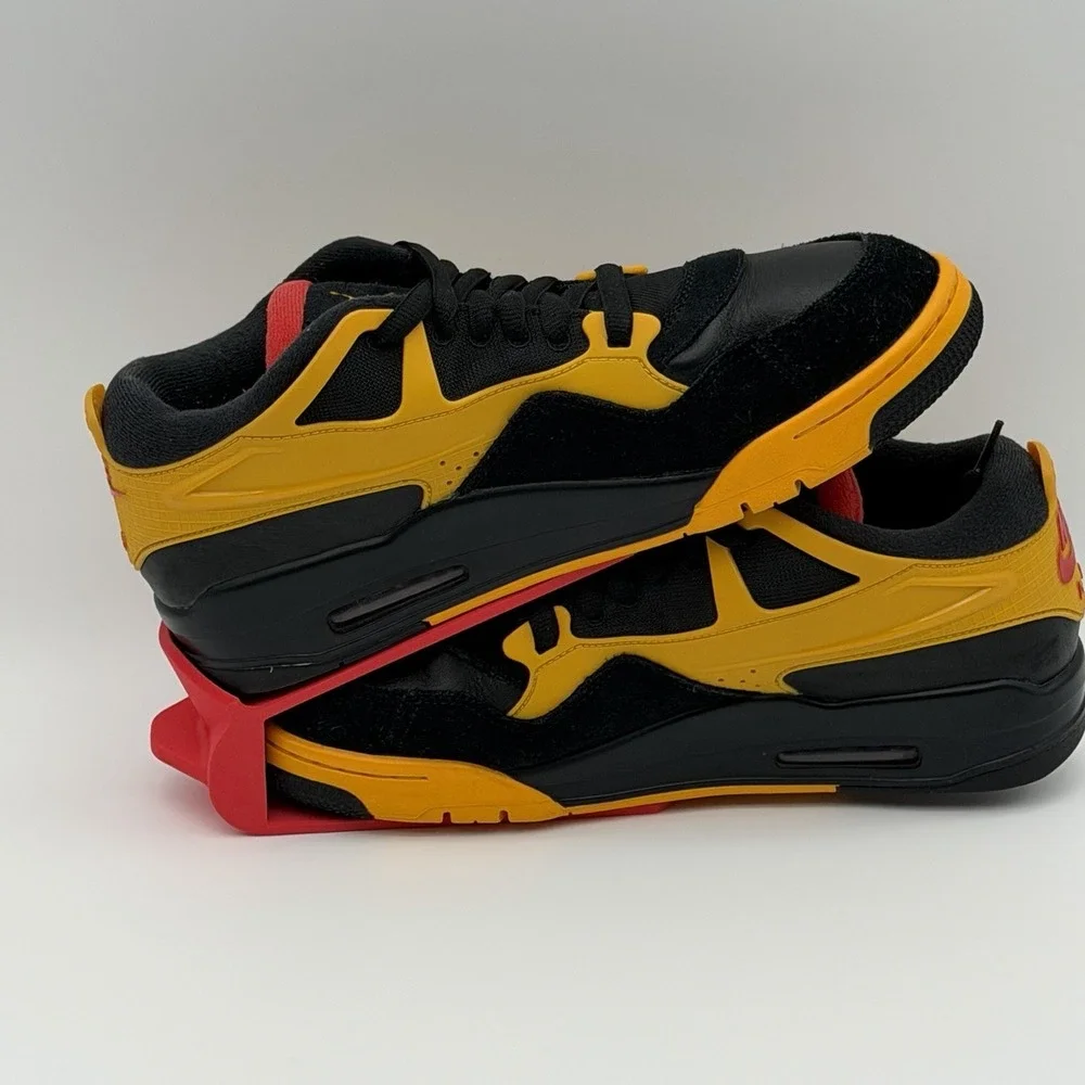 Nike Air Jordan 4 Retro RM Bruce Lee Black Del Sol Comet Red FQ7939-007 12M VNDS